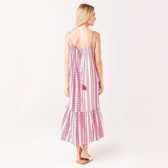 Velvet Dinae Printed Long Dress - Picture 3 of 13